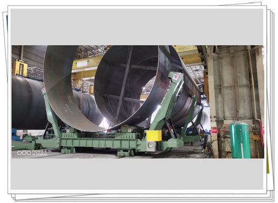 Heavy Anti Ellipse Rotator Arm Support 400T Tank Hydraulic Assembling Turning Roller
